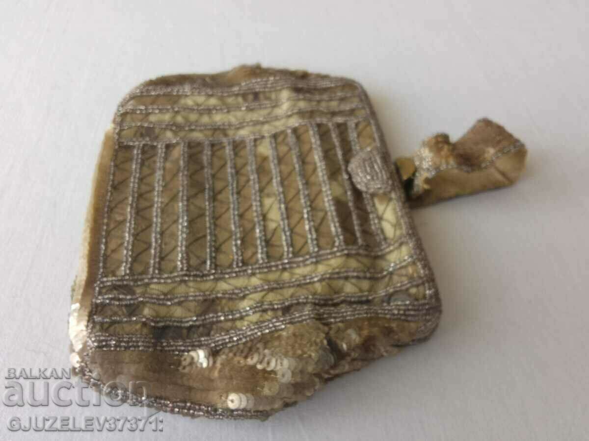 Vintage bag - purse with glass beads 1920 hand made - 7 Vintage bag - purse with glass beads 1920 hand made - 7
