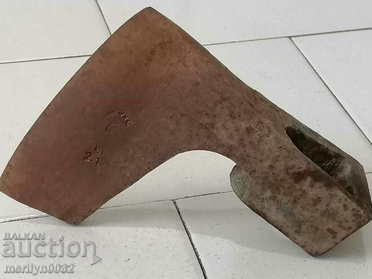 Auction An old ax shaft tool wrought iron Auction An old ax shaft tool wrought iron