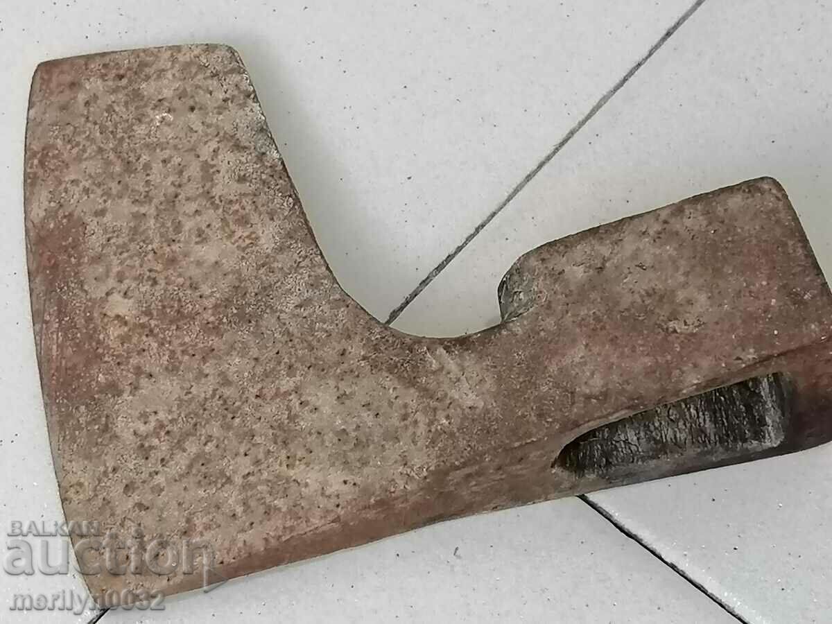 An old ax shaft tool wrought iron - 7 An old ax shaft tool wrought iron - 7
