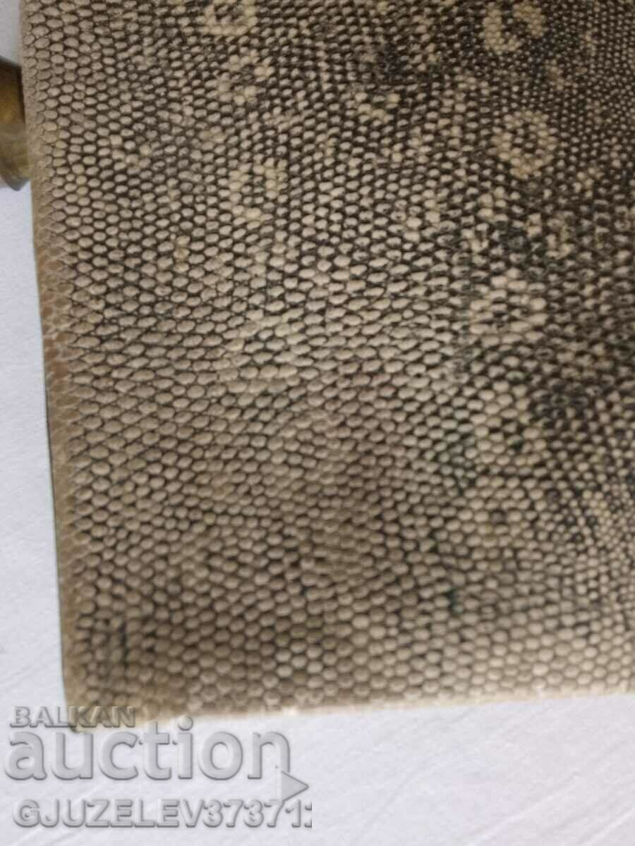 Vintage lizard skin bag from the 1930s - 6