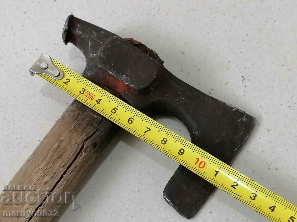 Old ax pickaxe satyr hatchet with sap - 6