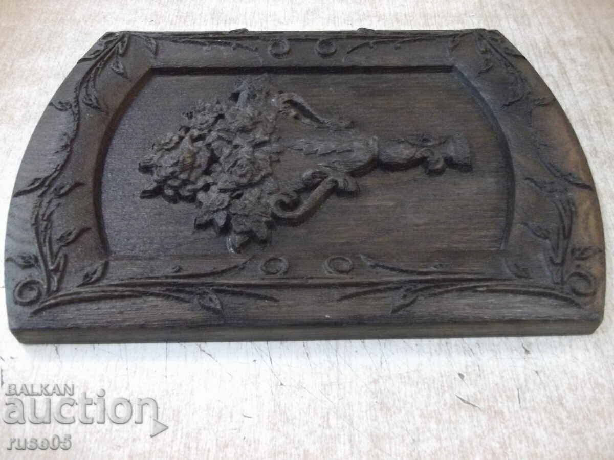 Panel "Vase with flowers" wooden with price 20.00 BGN | € 10.23 Panel "Vase with flowers" wooden with price 20.00 BGN | € 10.23