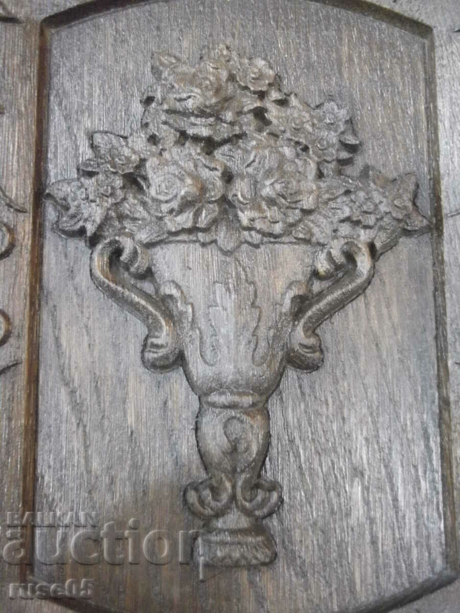 Panel "Vase with flowers" wooden - 5 Panel "Vase with flowers" wooden - 5