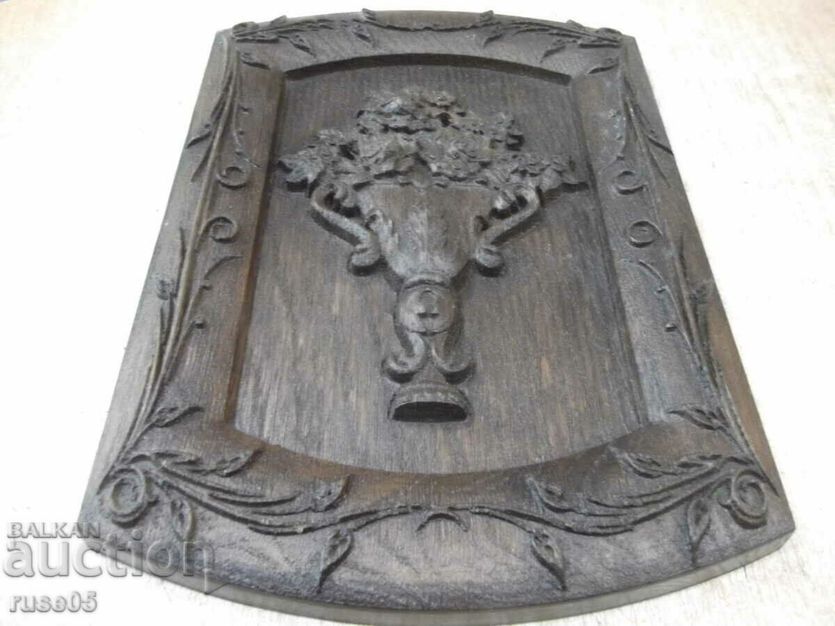 Panel "Vase with flowers" wooden - 6 Panel "Vase with flowers" wooden - 6