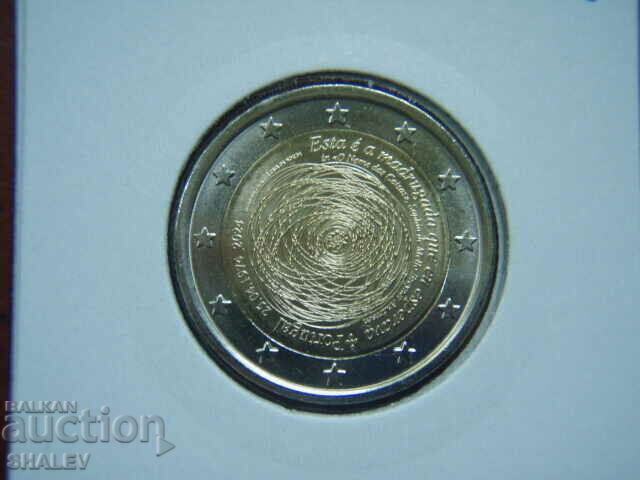 Licitație 2 euro 2024 Portugalia „50 ani” /Portugalia/ (1)- Unc 2 euro