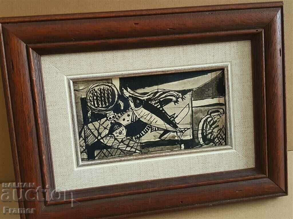 Atanas Yaranov 1940-1988 still life with fish Original with price 550.00 BGN | € 281.21 Atanas Yaranov 1940-1988 still life with fish Original with price 550.00 BGN | € 281.21