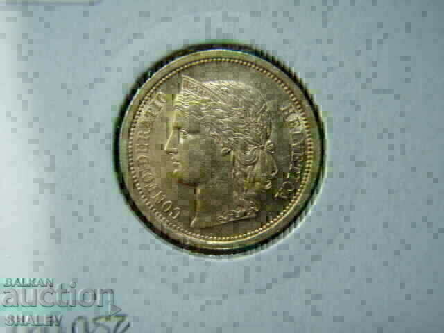 20 franci 1886 Elveția (Elveția) /1/ - AU/Unc (aur) - 6 20 franci 1886 Elveția (Elveția) /1/ - AU/Unc (aur) - 6