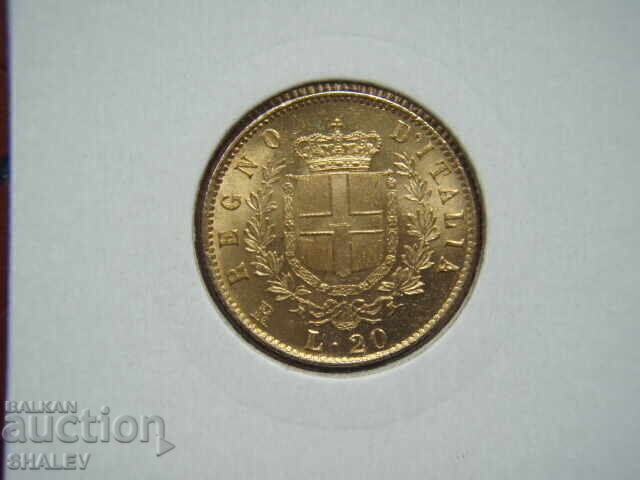 20 Lire 1875 R Italy - AU/Unc (gold) 20 Lire 1875 R Italy - AU/Unc (gold)