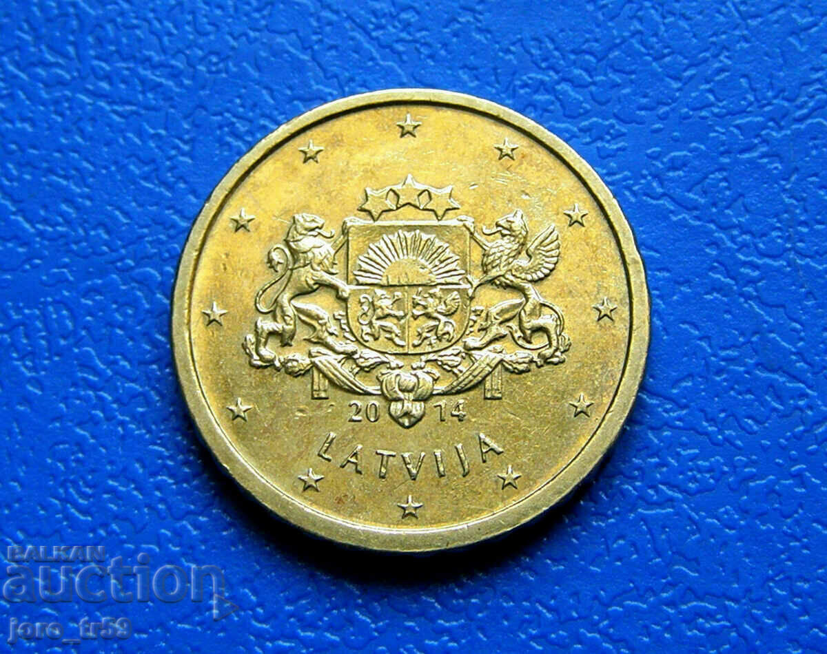 Λετονία 10 λεπτά του ευρώ Λεπτά του ευρώ 2014