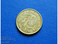 Испания 10 евроцента Euro cent 1999