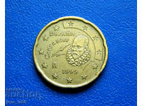 Ισπανία 20 λεπτά του ευρώ Λεπτά του ευρώ 1999