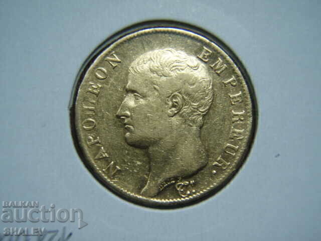 40 Francs 1805 A France AN14 (France) - XF/AU (gold) - 6 40 Francs 1805 A France AN14 (France) - XF/AU (gold) - 6