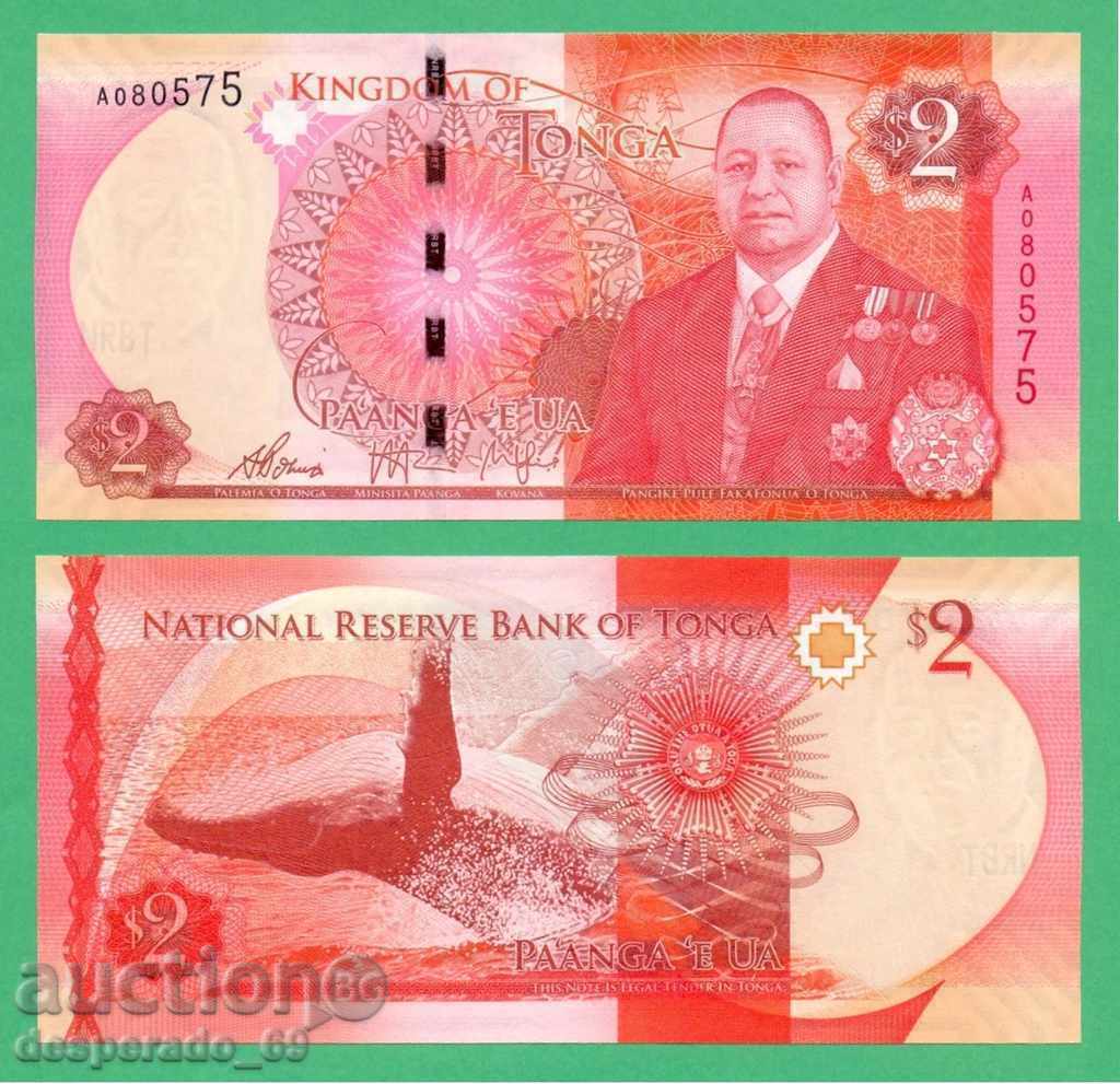 Tonga 2 Pa'anga 2015 UNC