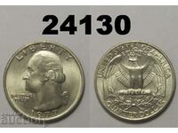 1/4 dolar SUA 1977 UNC