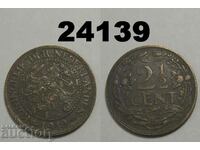 Холандия 2 1/2 цент 1919 Рядка