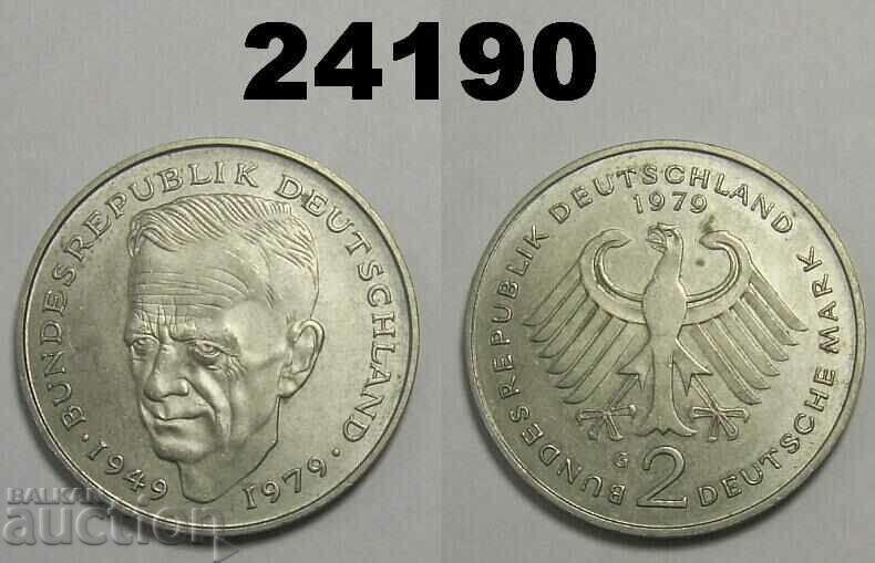 Германия ФРГ 2 марки 1979 G