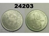 Германия ГДР 10 марки 1973 А