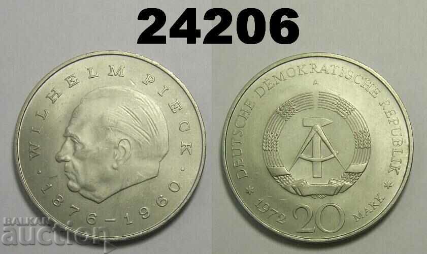 Германия ГДР 20 марки 1972 А