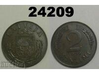 Letonia 2 centime 1939