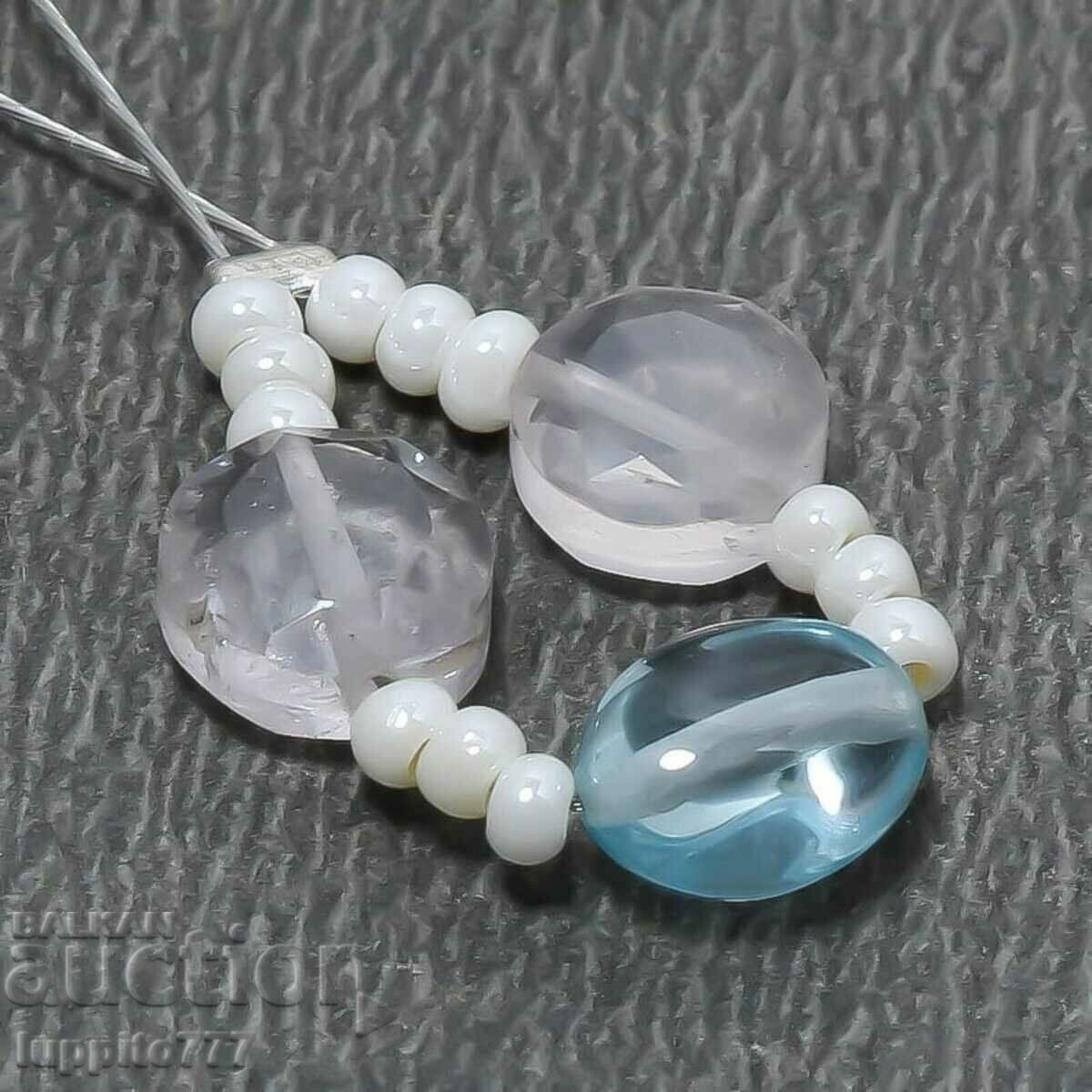 Κορδόνι από φυσικό ακουαμαρίνη 8,80 καρατίων με τιμή 39.99 BGN | € 20.45 Κορδόνι από φυσικό ακουαμαρίνη 8,80 καρατίων με τιμή 39.99 BGN | € 20.45