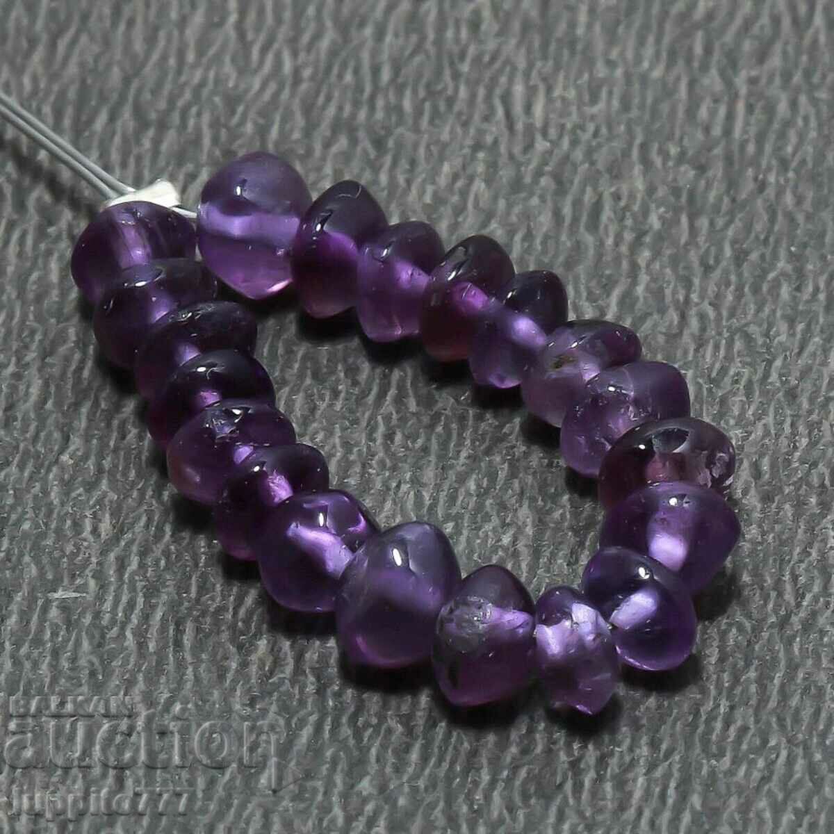 Κορδόνι από φυσικό αμέθυστο Ουρουγουάης 7,90 καρατίων με τιμή 39.99 BGN | € 20.45 Κορδόνι από φυσικό αμέθυστο Ουρουγουάης 7,90 καρατίων με τιμή 39.99 BGN | € 20.45