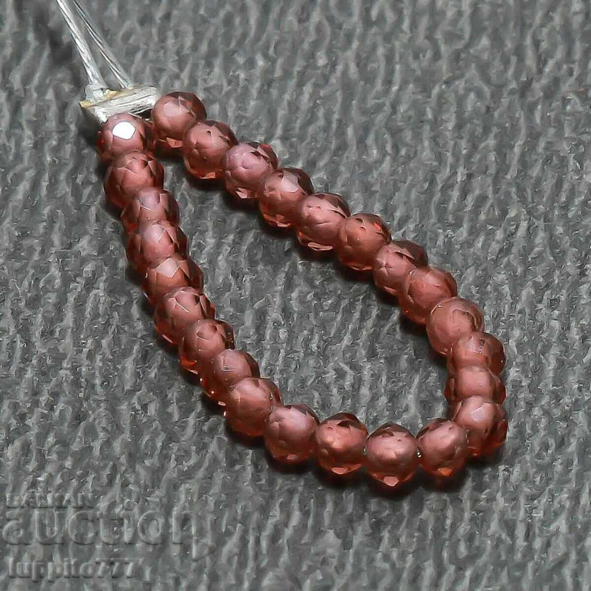 5.95 carat natural garnet almandite string with price 39.99 BGN | € 20.45 5.95 carat natural garnet almandite string with price 39.99 BGN | € 20.45