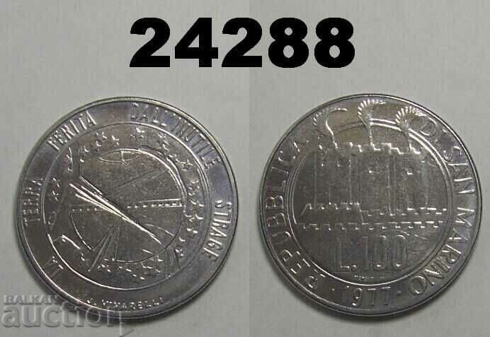 Сан Марино 100 лири 1977