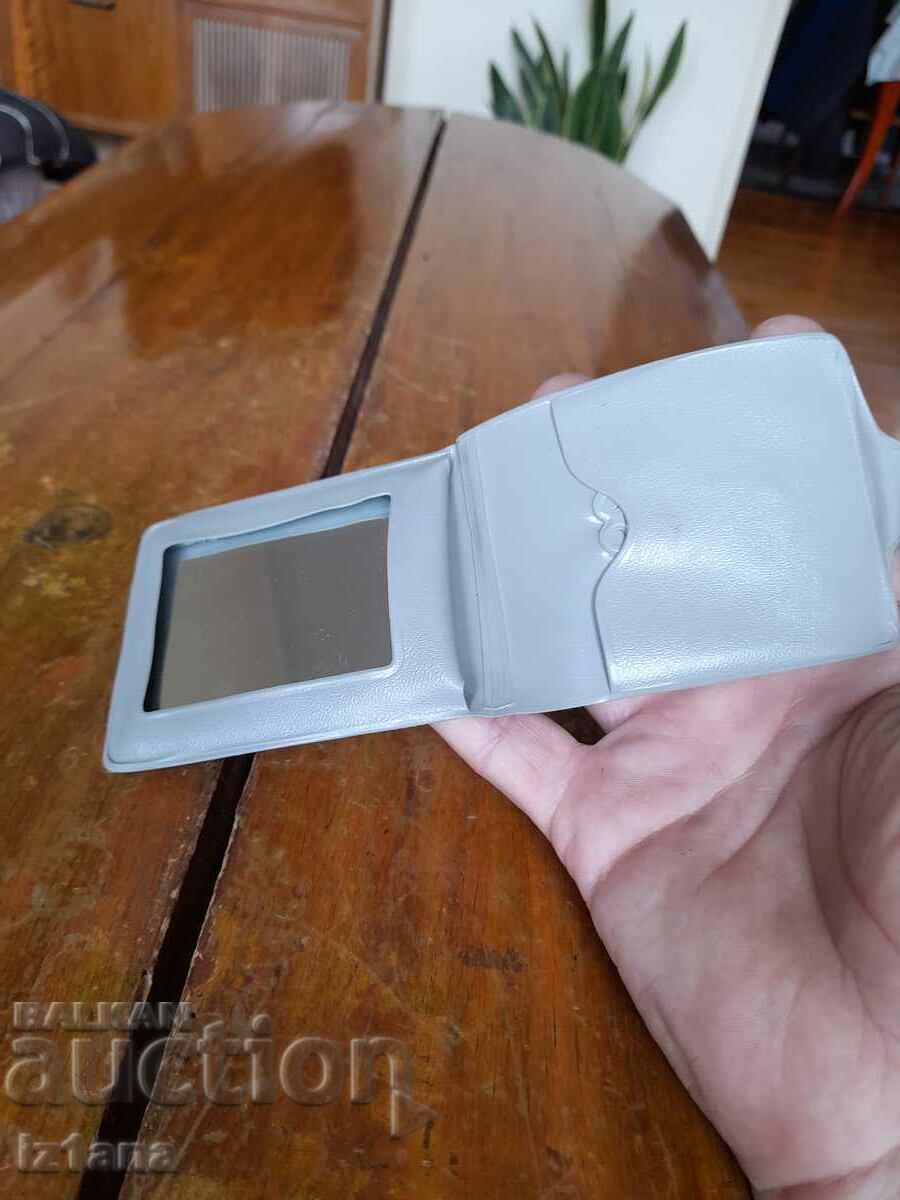 Auction  Old women's pocket mirror, mirror