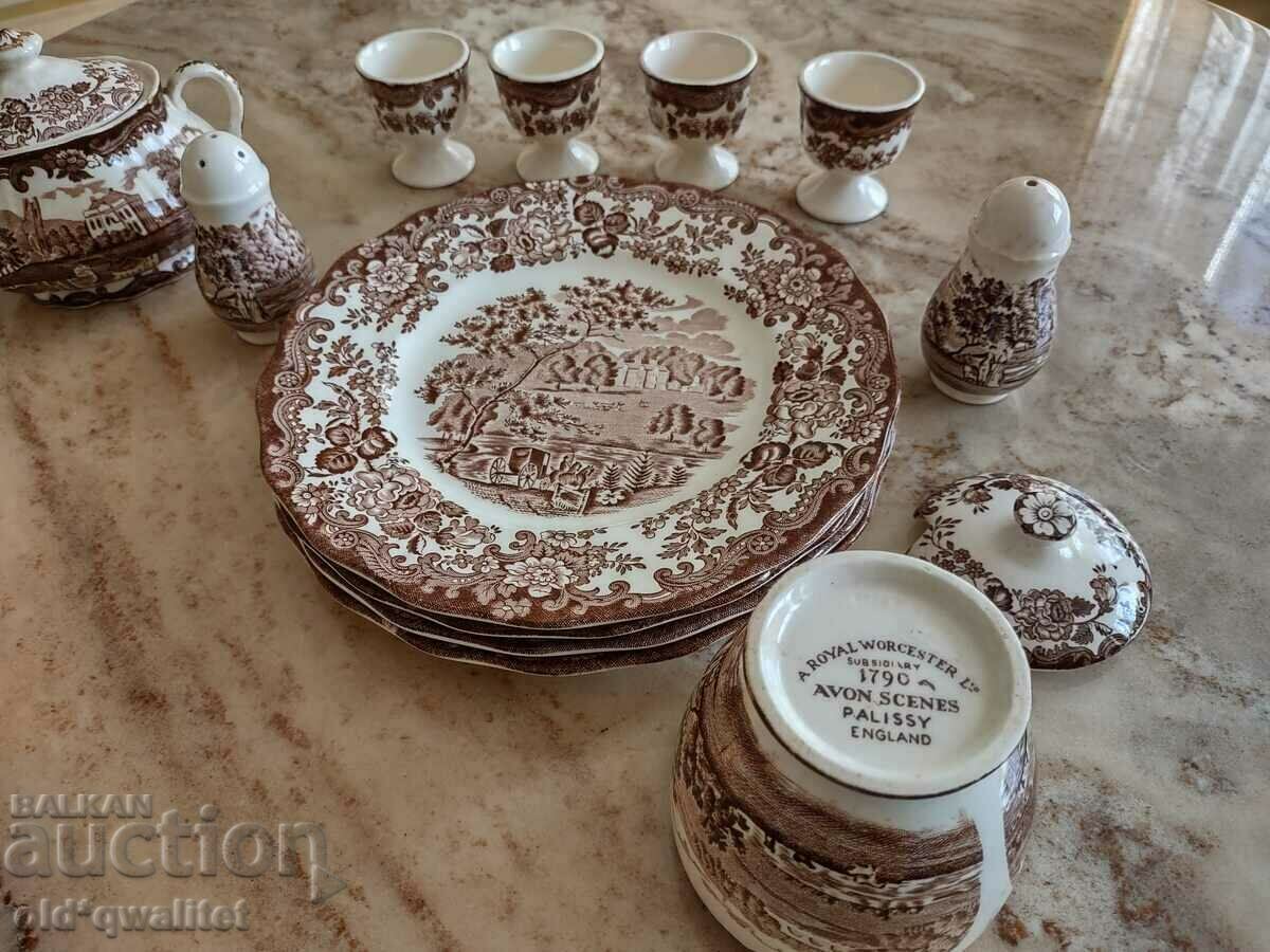 Service - plot, scenes, for English breakfast, England, stamps - 7