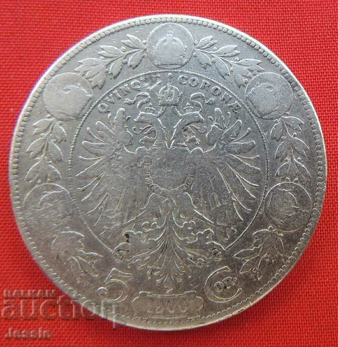 5 Coroane 1900 Austria Ungaria