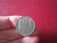 1945 10 francs - France large head