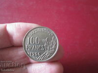 1954 anul 100 de franci litera B