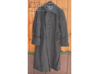 Winter military overcoat height 175 cm. black color