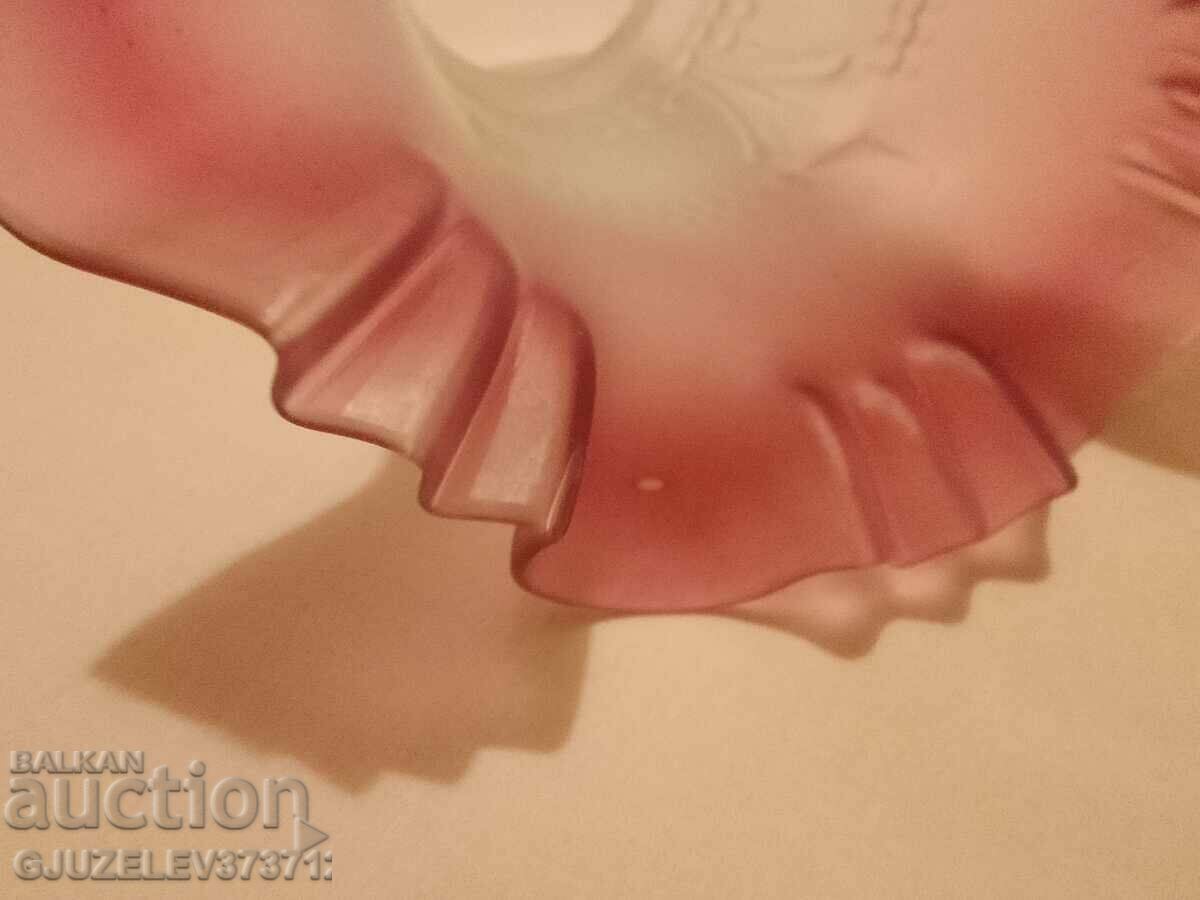 Delivery of Vintage glass lampshade in art nouveau style Delivery of Vintage glass lampshade in art nouveau style