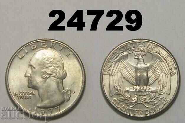 US 1/4 Dollar 1977 D