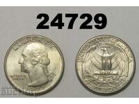 1/4 dolar american 1977 D