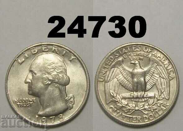 1/4 dolar american 1978