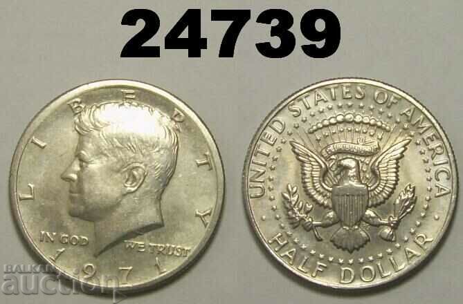 САЩ 1/2 долар 1971