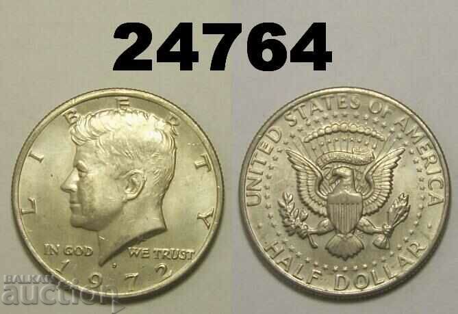 1/2 dolar american 1972 D