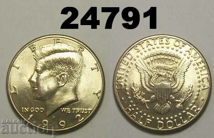 САЩ 1/2 долар 1992 P