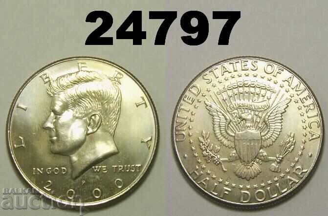 1/2 dolar SUA 2000 P