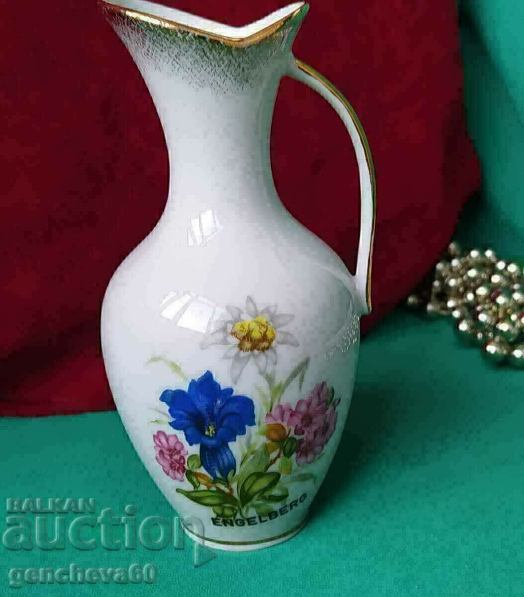 Vaza frumoasa cu flori pictate/marcaj - 5