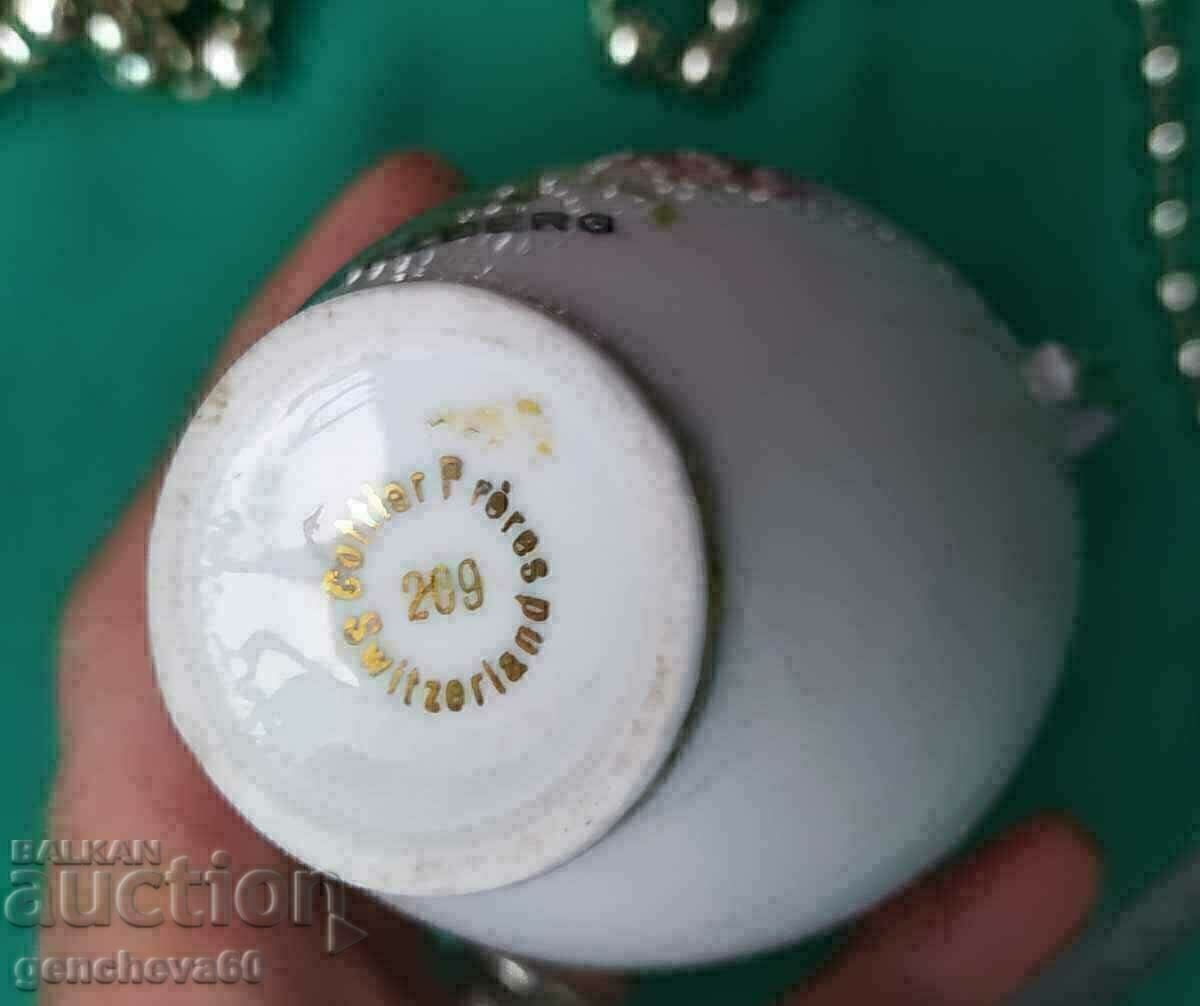 Vaza frumoasa cu flori pictate/marcaj - 6