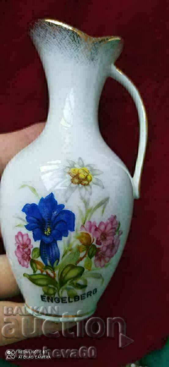 Vaza frumoasa cu flori pictate/marcaj - 7