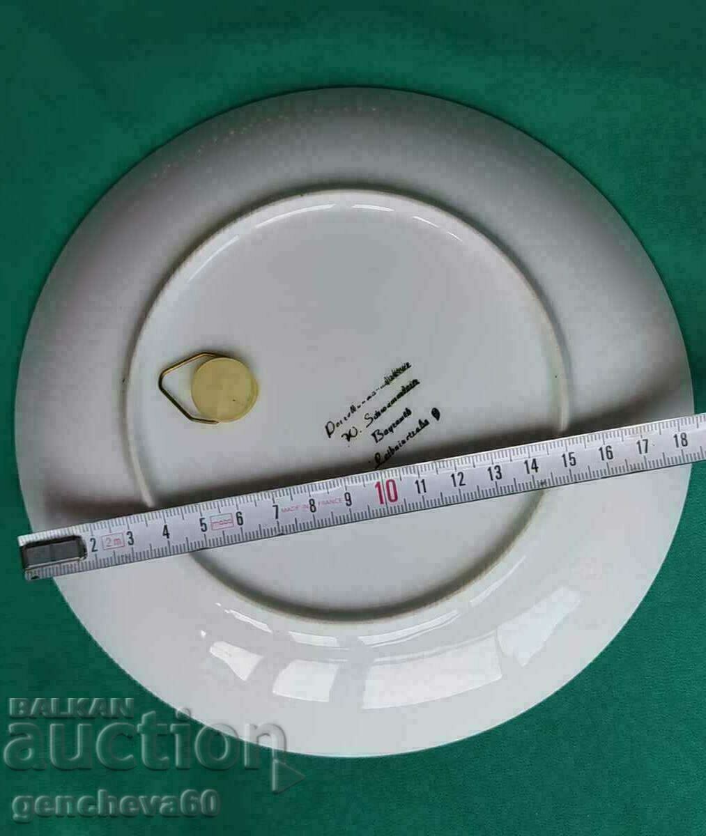 Πιάτο πορσελάνης για διακόσμηση 1977 - 6 Πιάτο πορσελάνης για διακόσμηση 1977 - 6