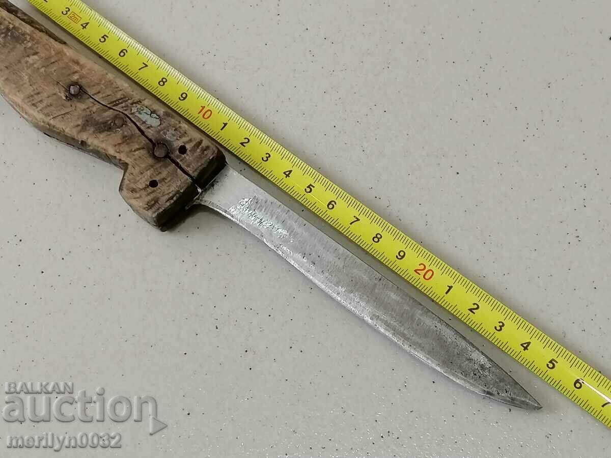 Auction  Old kitchen knife Bukovets blade with stamp