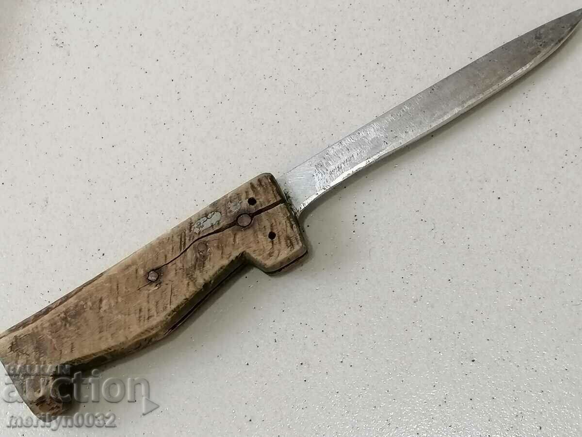 Old kitchen knife Bukovets blade with stamp - 6
