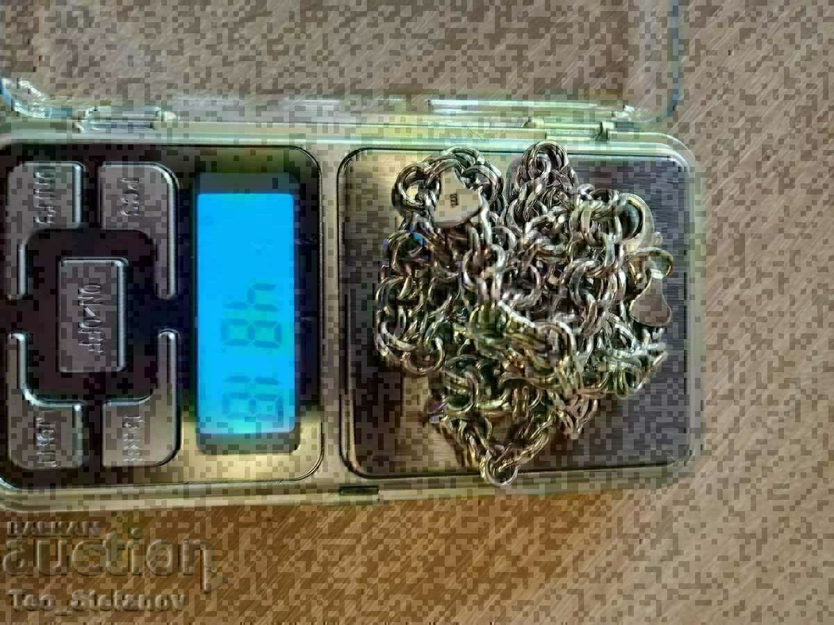 Solid silver chain chain silver 925 - 5 Solid silver chain chain silver 925 - 5