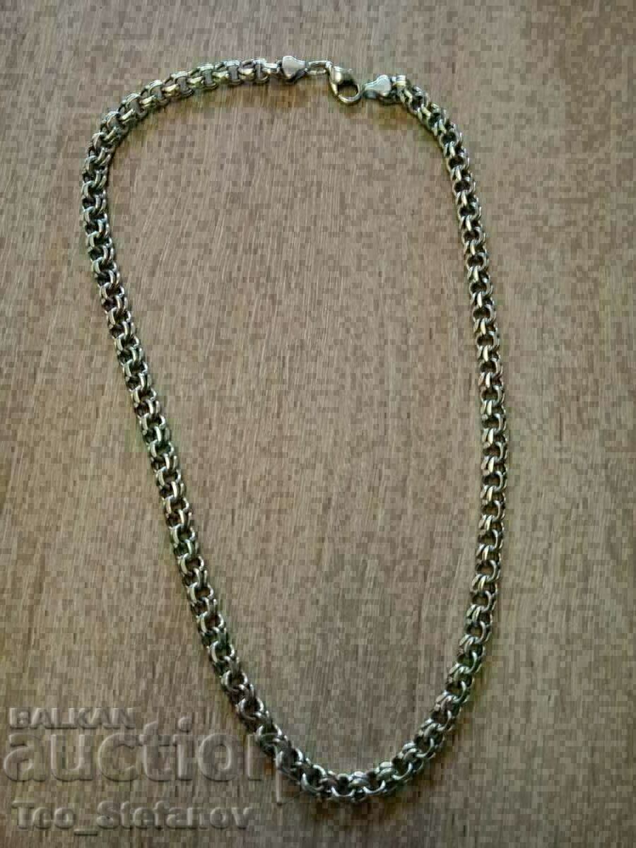Solid silver chain