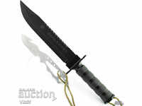 Ловен нож JUNGLE KING А-19 Черен/Бял-220х355